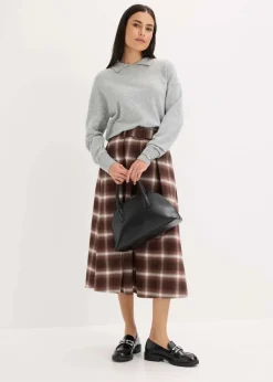 Feinstrickpullover mit Viskose