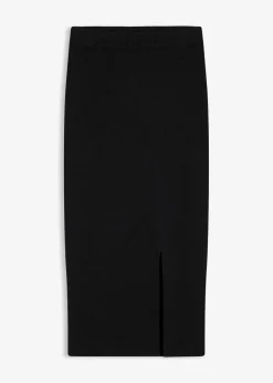 Feinstrickrock aus softem Viskose-Mix