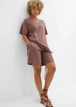 Feinstrickshirt mit Leinen