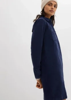 Figurbetontes Cordkleid