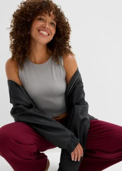 Figurbetontes Cropped Top, Doppelpack (2-tlg. Set)