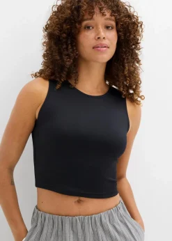 Figurbetontes Cropped Top, Doppelpack (2-tlg. Set)