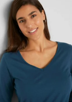 Figurbetontes Langarmshirt (2er Pack)