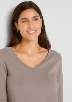 Figurbetontes Langarmshirt (2er Pack)