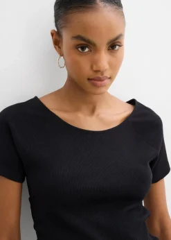 Figurbetontes T-Shirt aus reiner Bio-Baumwolle