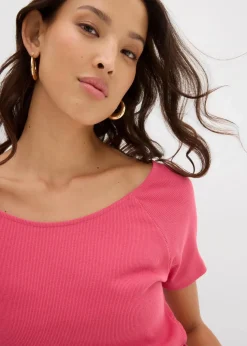 Figurbetontes T-Shirt aus reiner Bio-Baumwolle