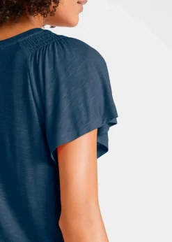 Flammgarn-Shirt mit Flügelärmeln