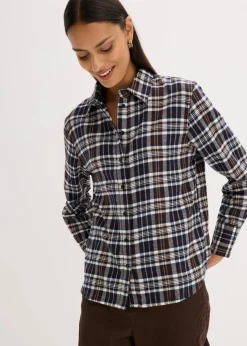 Flanell-Hemd aus reiner Baumwolle