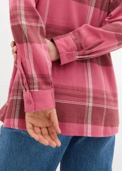 Flanellhemd aus reiner Baumwolle