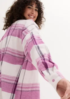 Flanellhemd aus reiner Baumwolle