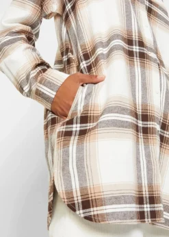 Flanellhemd aus reiner Baumwolle