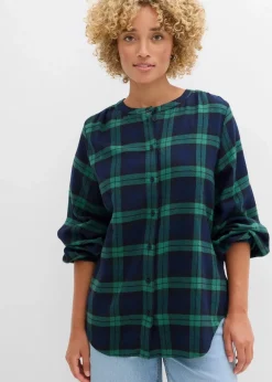 Flanellhemd aus reiner Baumwolle