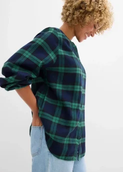 Flanellhemd aus reiner Baumwolle