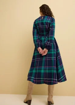 Flanellkleid aus reiner Baumwolle