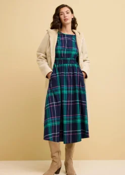 Flanellkleid aus reiner Baumwolle