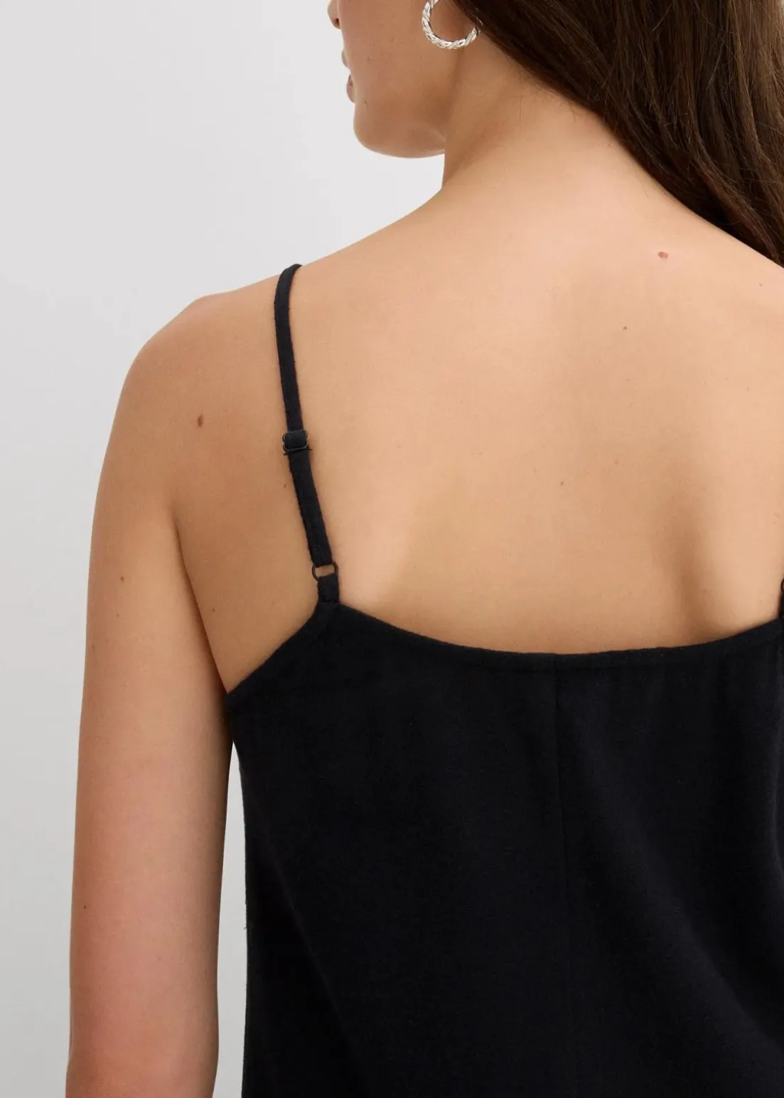 Flanell-Trägerkleid aus reiner Baumwolle