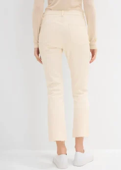 Flared Jeans High Waist, cropped