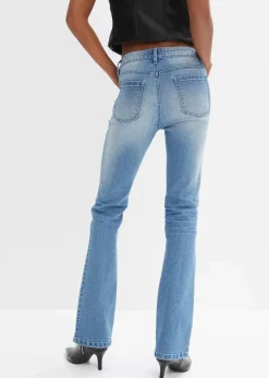 Flared Jeans Mid Waist, Stretch
