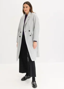 Flauschmantel mit abnehmbaren Ärmeln