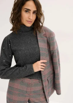 Fleeceshirt aus fließendem Viskose-Mix