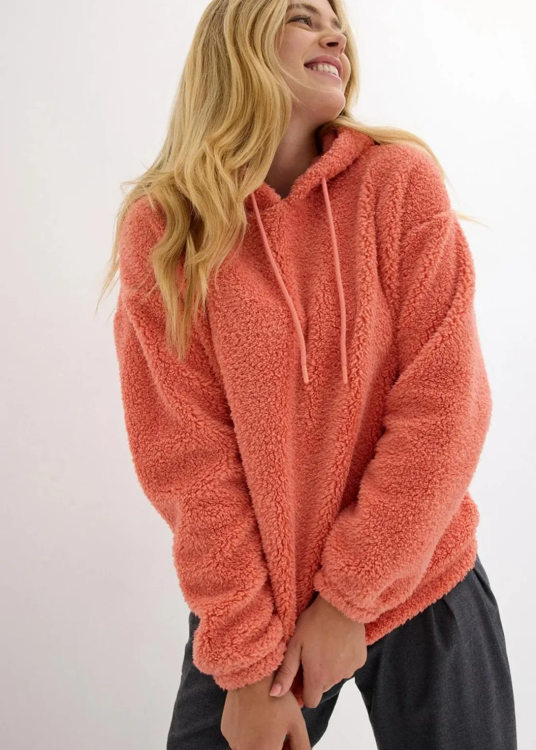 Fleeceshirt aus Teddy