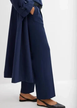 Fließende Bundfaltenhose