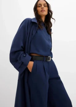 Fließende Bundfaltenhose