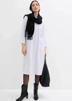 Florales Midikleid aus reiner Viskose