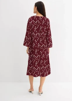 Florales Midikleid aus reiner Viskose