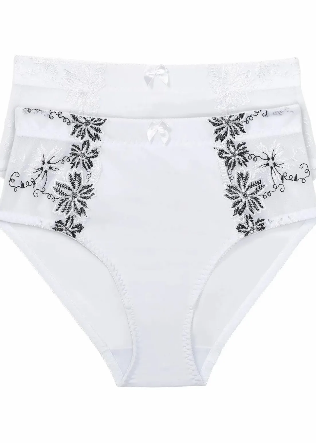 Formslip mit zarter Stickerei (2er Pack)