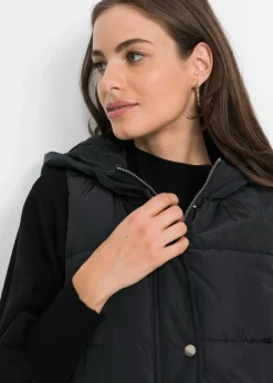 Funktions-Steppweste mit Kapuze