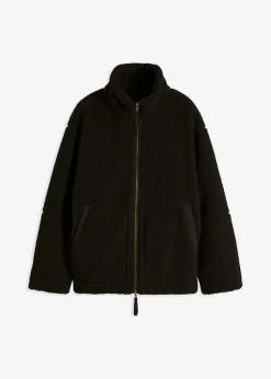 Gefütterte Teddy-Fleece Jacke