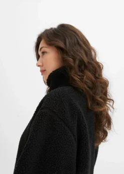 Gefütterte Teddy-Fleece Jacke