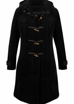 Gefütterter Cord-Dufflecoat