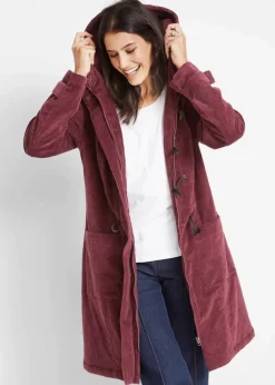 Gefütterter Cord-Dufflecoat