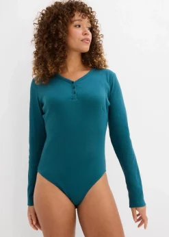 Gerippter Body mit reiner Bio-Baumwolle