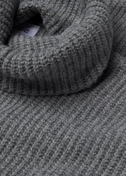 Gerippter Rollkragenpullover