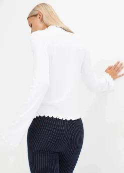 Geripptes Langarmshirt