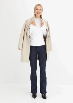 Geripptes Langarmshirt