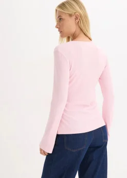 Geripptes Langarmshirt