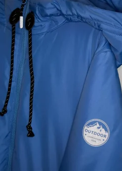 Gesteppter Funktions-Mantel mit reflektierenden Details