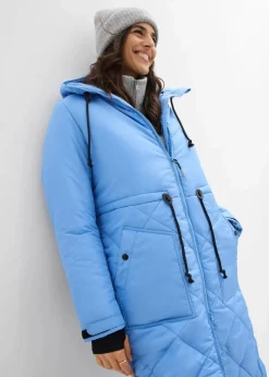 Gesteppter Funktions-Mantel mit reflektierenden Details