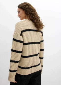 Gestreifter Pullover