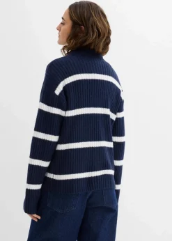 Gestreifter Pullover