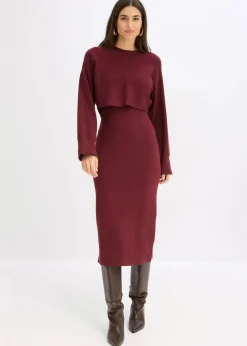 Gestricktes Kleiderset (2-tlg. Set)