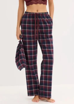 Gewebte Pyjamahose aus Flanell mit Geschenktasche