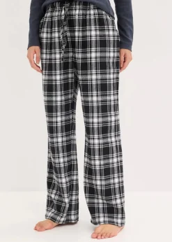 Gewebte Pyjamahose aus Flanell