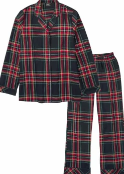 Gewebter Flanell Pyjama