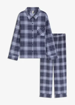 Gewebter Flanell Pyjama