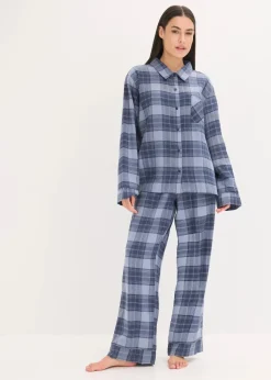 Gewebter Flanell Pyjama